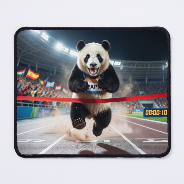 Item preview, Speedy Panda Sets a Land Speed Record designed and sold by Tridentulus.