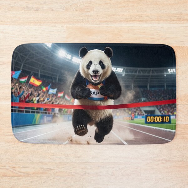 Item preview, Speedy Panda Sets a Land Speed Record designed and sold by Tridentulus.