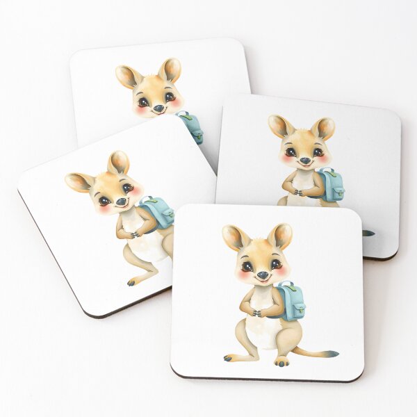 Item preview, Cute Baby Wallaby Student with Backpack designed and sold by Passionread.