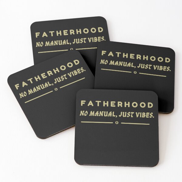Item preview, Fatherhood No Manual Just Vibes Funny Father's Day designed and sold by FriciShop.