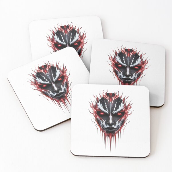 Item preview, Dark Crimson Energy Entity – Abstract Fantasy Face Art designed and sold by SupernovaNote.
