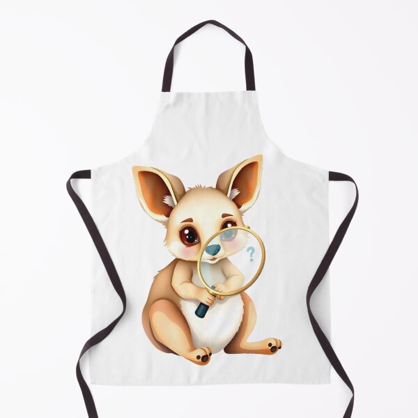 Item preview, Cute Wallaby Detective with Magnifying Glass designed and sold by Passionread.