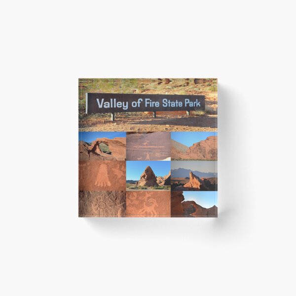 Item preview, Valley of Fire State Park Nevada poster work A designed and sold by David Lee Thompson.