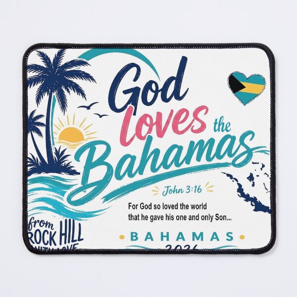 Item preview, God loves the Bahamas designed and sold by stafmitch.