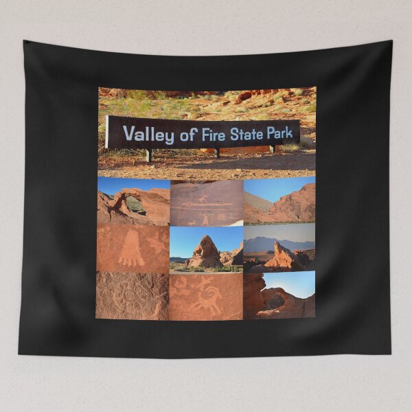Item preview, Valley of Fire State Park Nevada poster work A designed and sold by David Lee Thompson.