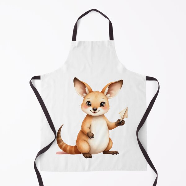 Item preview, Cute Baby Wallaby Holding a Paper Plane designed and sold by Passionread.