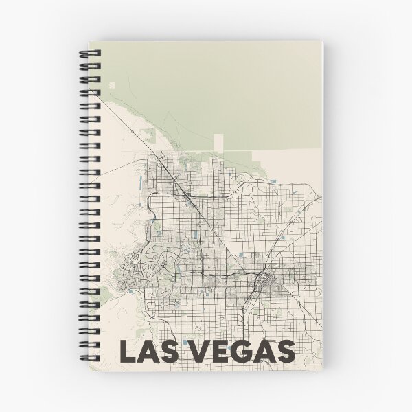 Item preview, Las Vegas Map designed and sold by MapsNerd.
