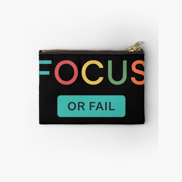 Item preview, Focus Or Fail - Colorful Minimalist Typography Gym Streetwear designed and sold by No Excuses .