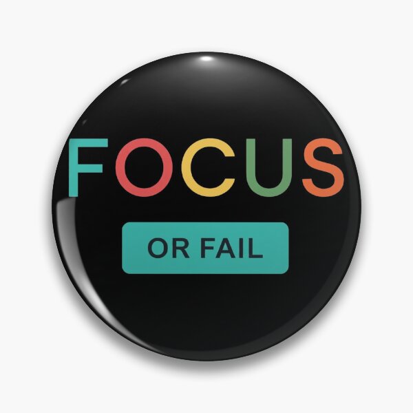 Item preview, Focus Or Fail - Colorful Minimalist Typography Gym Streetwear designed and sold by No Excuses .