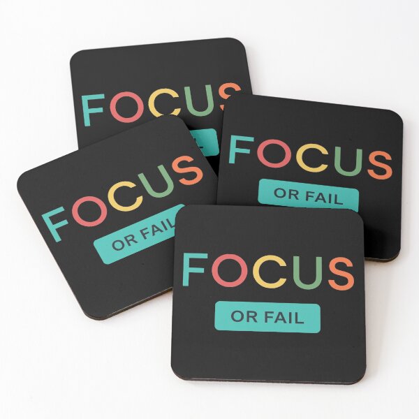 Item preview, Focus Or Fail - Colorful Minimalist Typography Gym Streetwear designed and sold by No Excuses .