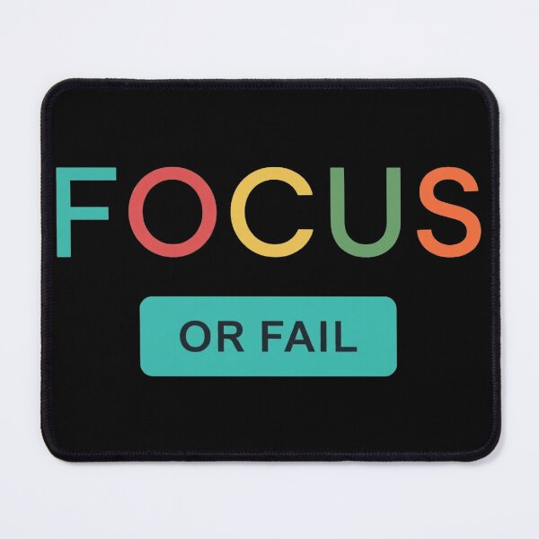 Item preview, Focus Or Fail - Colorful Minimalist Typography Gym Streetwear designed and sold by No Excuses .