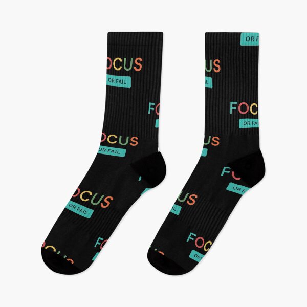 Item preview, Focus Or Fail - Colorful Minimalist Typography Gym Streetwear designed and sold by No Excuses .
