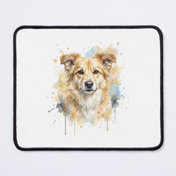 Item preview, Elegant Watercolor Kokoni Dog Portrait designed and sold by DuckOddity.