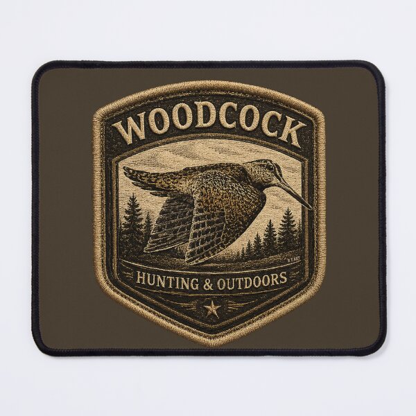 Item preview, WOODCOCK — Hunting & Outdoors Vintage Patch designed and sold by TammyHunterArt.