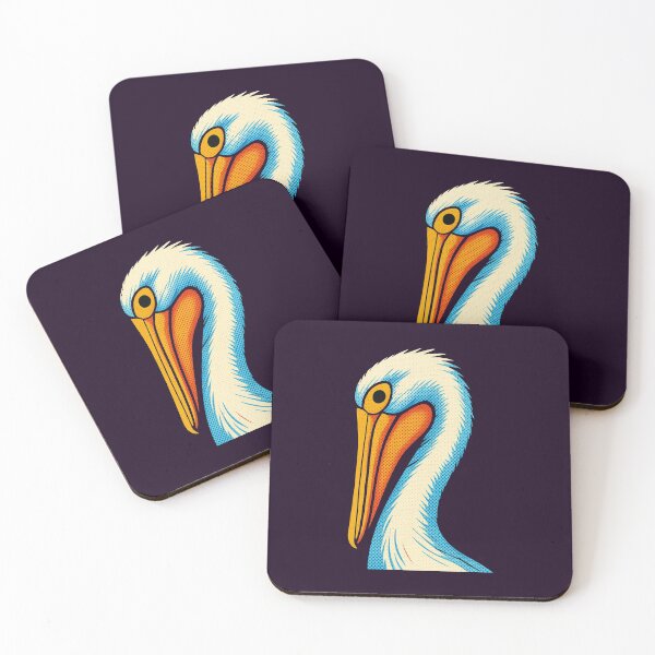 Item preview, Mod Nature Art No.3 Retro Pop Art Pelican designed and sold by NO BEAVER NO PUNK.