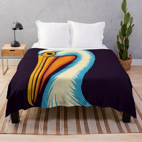 Item preview, Mod Nature Art No.3 Retro Pop Art Pelican designed and sold by NO BEAVER NO PUNK.