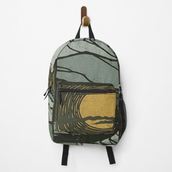 Item preview, Retro Mountain Landscape Vintage Sun Nature Art designed and sold by rediscoveredapp.