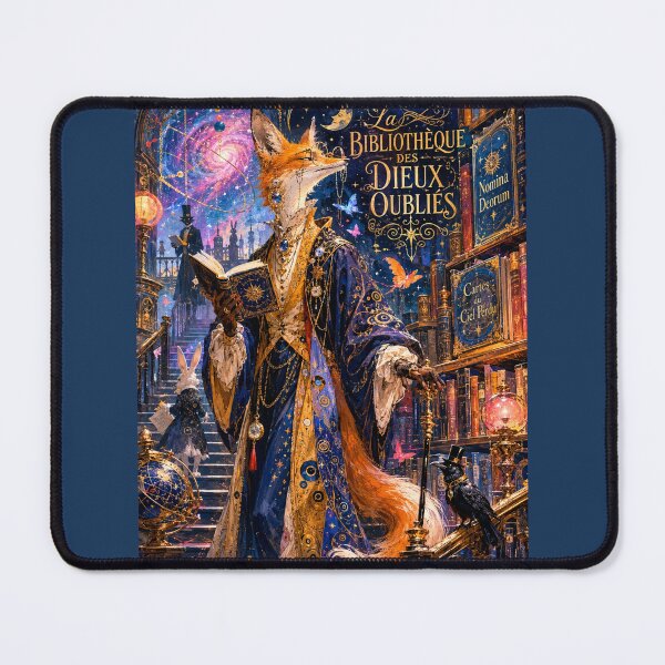 Item preview, The Library of Forgotten Gods - Fox Librarian. designed and sold by Natalia-Vlad.