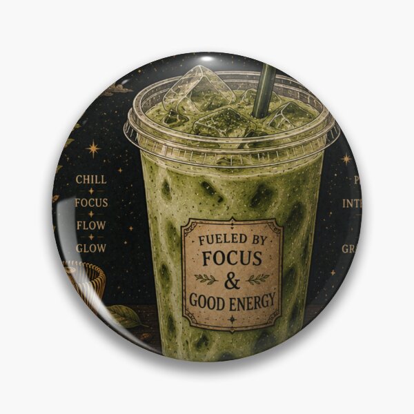 Item preview, The Iced Matcha - Coffee Tarot Edition  designed and sold by Midnight-Moss.