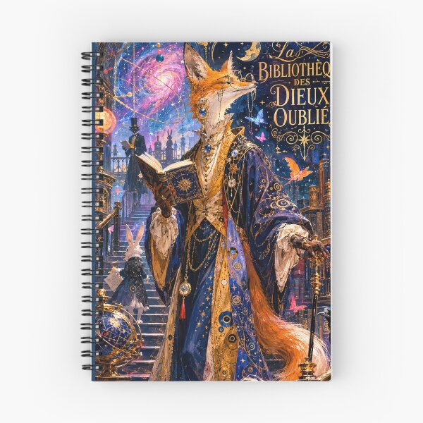 Item preview, The Library of Forgotten Gods - Fox Librarian. designed and sold by Natalia-Vlad.