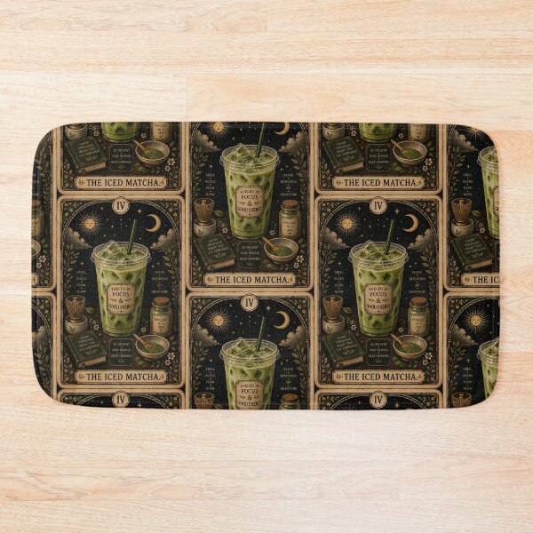 Item preview, The Iced Matcha - Coffee Tarot Edition  designed and sold by Midnight-Moss.