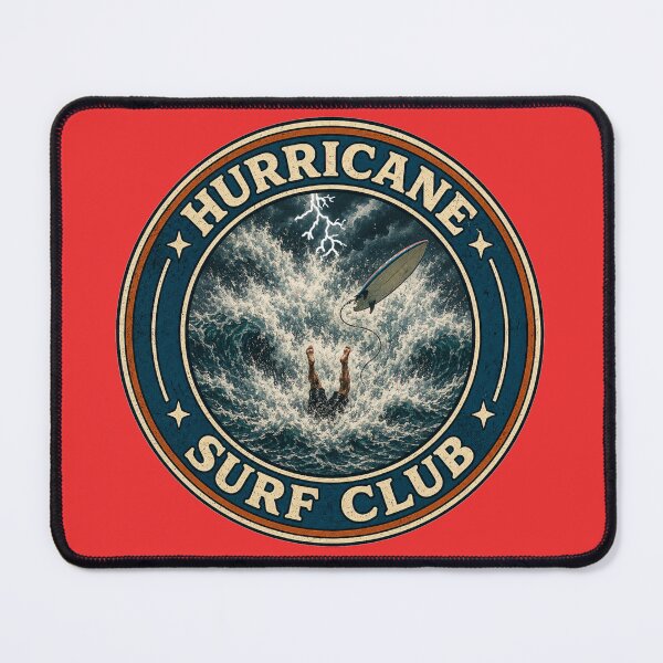 Item preview, Hurricane Surf Club – Extreme Storm Surf Badge designed and sold by shorethings.