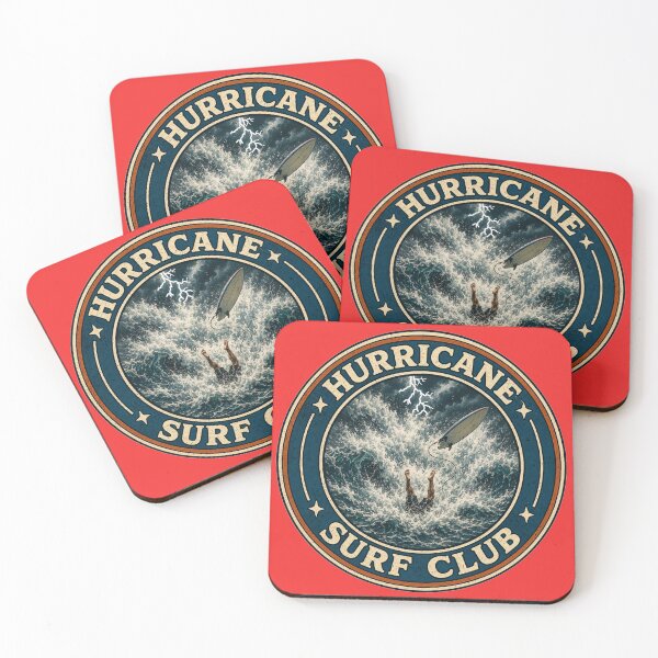 Item preview, Hurricane Surf Club – Extreme Storm Surf Badge designed and sold by shorethings.