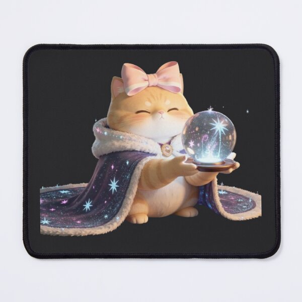 Item preview, Celestial Cat Reading Star Globe designed and sold by Moody Vibes Studio.