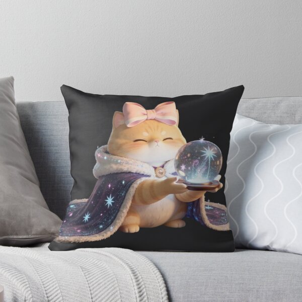 Item preview, Celestial Cat Reading Star Globe designed and sold by Moody Vibes Studio.