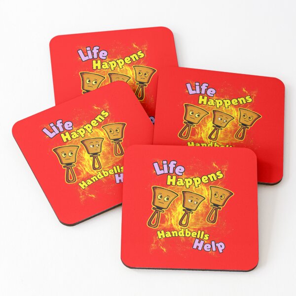 Item preview, Life happens - handbells help designed and sold by CelticClapper.