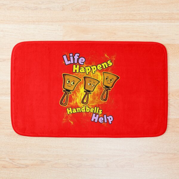 Item preview, Life happens - handbells help designed and sold by CelticClapper.