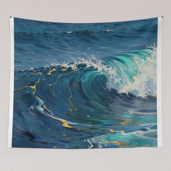 Item preview, Midnight Ocean Surge designed and sold by TaBogroupsRed.