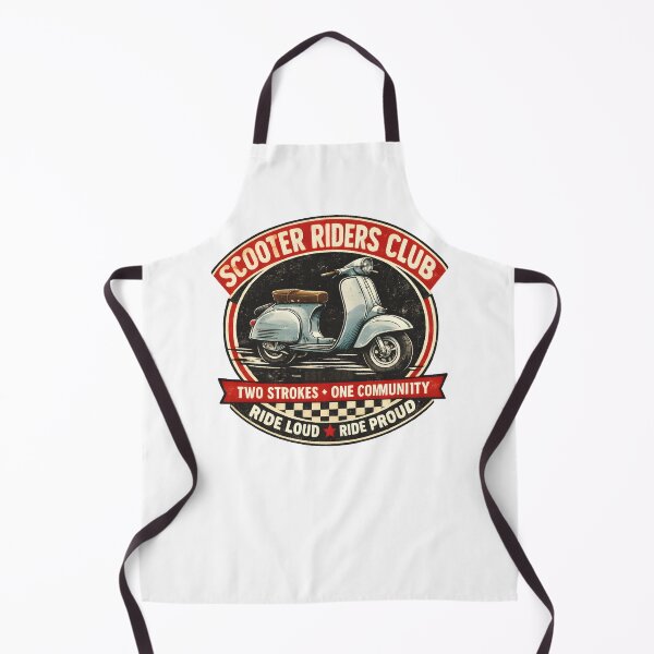 Item preview, Retro Scooter Riders Club T-Shirt – Two Strokes One Community – Ride Loud Ride Proud designed and sold by Smart-as.