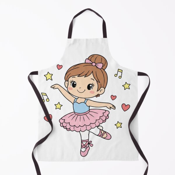Item preview, Magical Ballerina Girl - Pastel Pink and Blue Ballet designed and sold by Inka Moon Design.