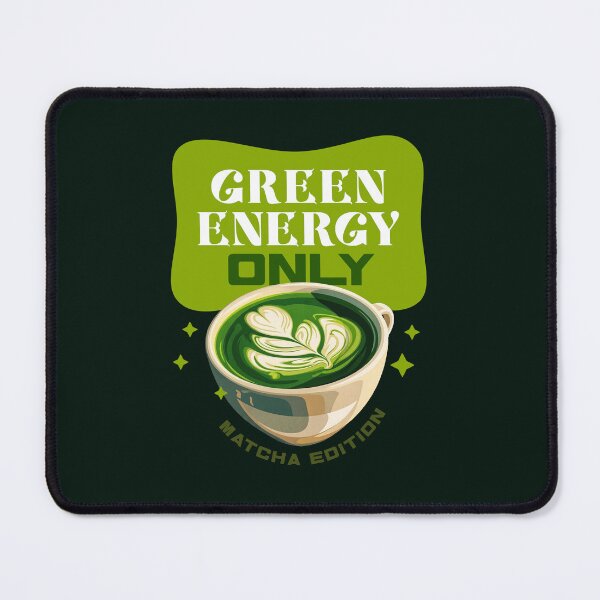 Item preview, Green Energy Only Matcha Edition Retro Design designed and sold by LinaValearte.