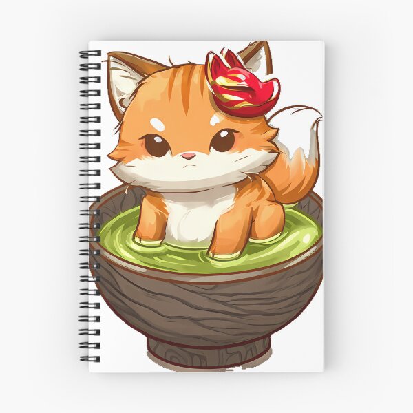 Item preview, Matcha Tea Fox designed and sold by IllumeInk.