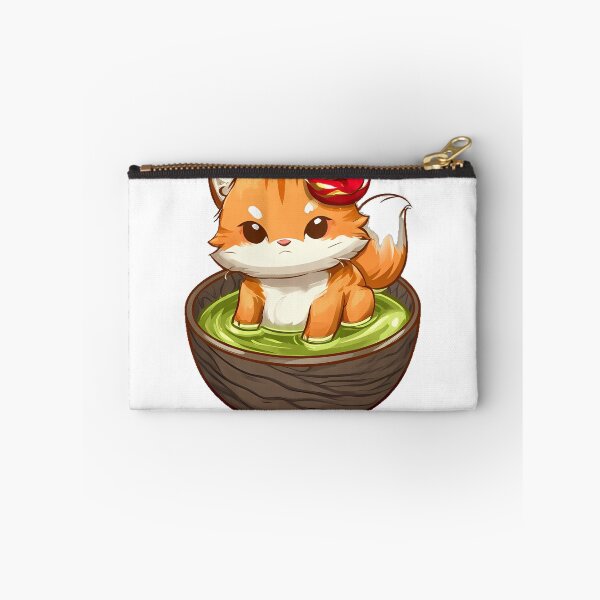 Item preview, Matcha Tea Fox designed and sold by IllumeInk.