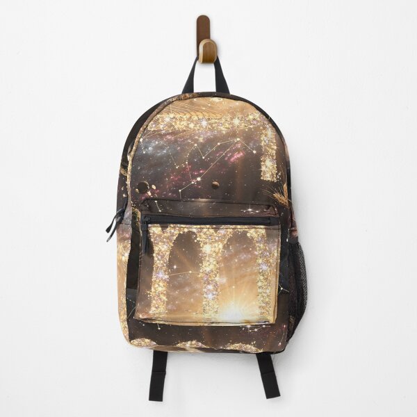 Item preview, Virgo Golden Stardust Symbol Wheat Galaxy Cosmic Art designed and sold by Zodiac Celestial Art.