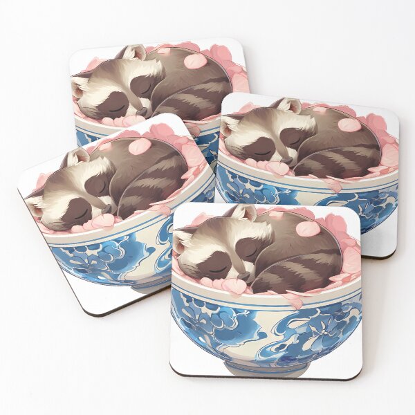 Item preview, Sake Cup Tanuki designed and sold by IllumeInk.