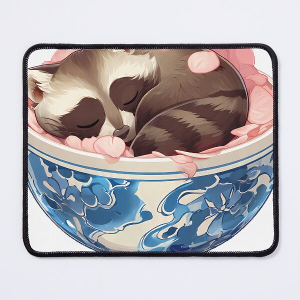 Item preview, Sake Cup Tanuki designed and sold by IllumeInk.