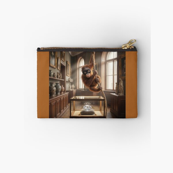 Item preview, Young Orangutan Pulls Off Heist of Century designed and sold by Tridentulus.