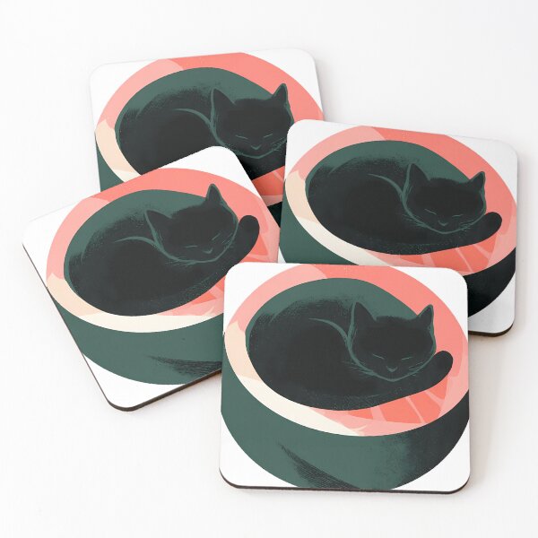 Item preview, Sushi Black Cat designed and sold by IllumeInk.