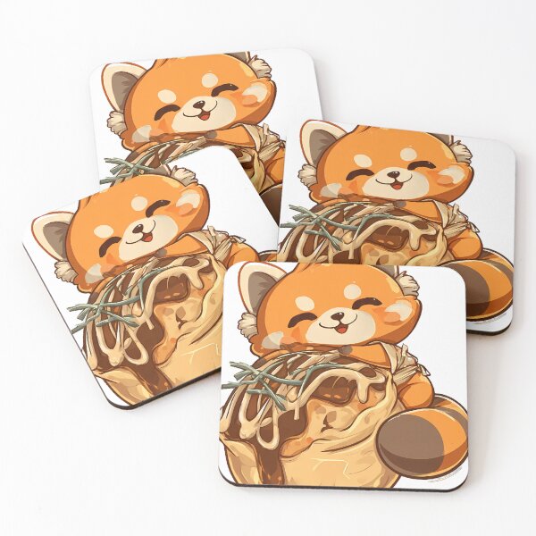 Item preview, Takoyaki Red Panda designed and sold by IllumeInk.