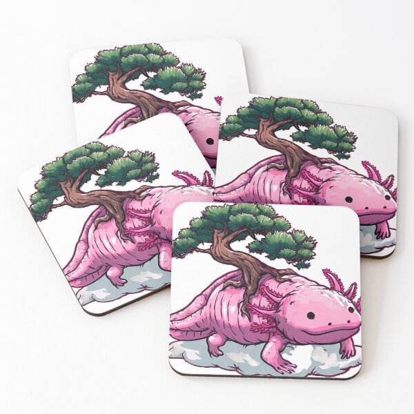 Item preview, Bonsai Axolotl designed and sold by IllumeInk.
