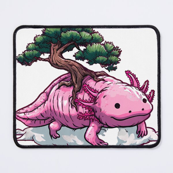 Item preview, Bonsai Axolotl designed and sold by IllumeInk.