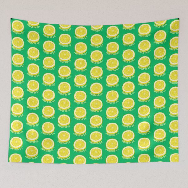 Item preview, Squeeze the Day - Fresh Lemon Summer Illustration designed and sold by NinaVibeStudio.