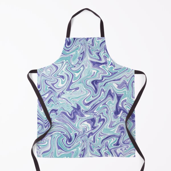 Item preview, Periwinkle and pale blue fluid art, Mauve and icy blue pastel colors designed and sold by NadiaChevrel.