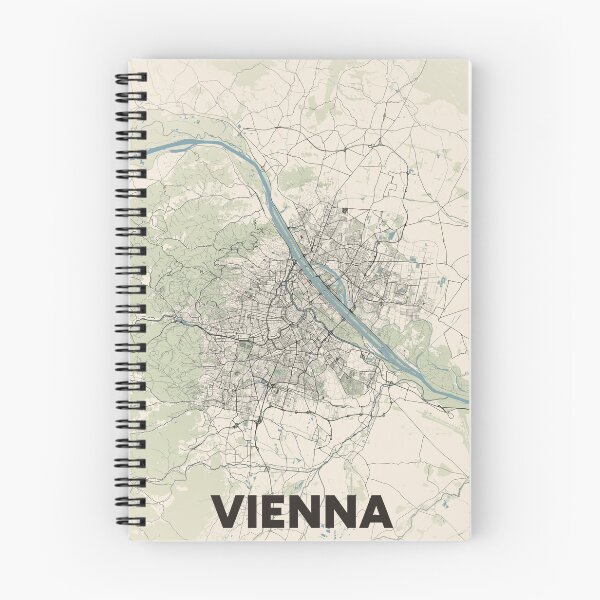 Item preview, Vienna Map designed and sold by MapsNerd.