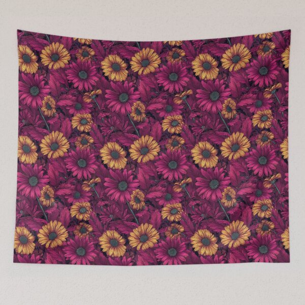 Item preview, Ornamental Daisy Print - Hawaiian Flower Pattern   - Retirement Gifts for Dad designed and sold by RoyalStarsPatts.