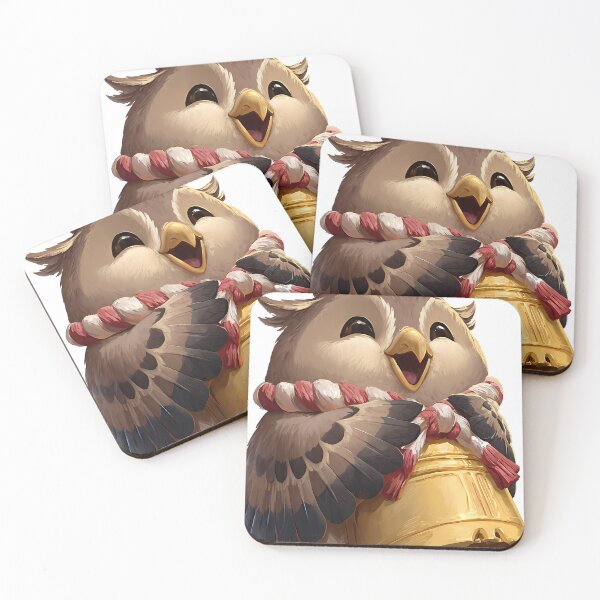 Item preview, Shinto Bell Owl designed and sold by IllumeInk.